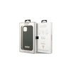 Apple iPhone 13 Pro Guess Dėklas silikoninis Logo Plate MagSafe (GUHMP13LSPLA) žalios spalvos