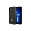 Dėklas Guess GUHCP13LPSATLK iPhone 13 Pro / 13 6,1" juodas/juodas kietas SaffianoTriangle logotipas
