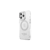 Apple iPhone 13 Pro Guess Dėklas Metal Outline Magsafe (GUHMP13LHTRMS) sidabrinės spalvos