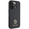 Dėklas Apple iPhone 13 Pro Guess 4G Strass Metal Logo (GUHCP13LPS4DGPK) juodos spalvos