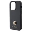 Dėklas Apple iPhone 13 Pro Guess 4G Strass Metal Logo (GUHCP13LPS4DGPK) juodos spalvos
