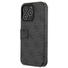 Dėklas Apple iPhone 13 Pro Max Guess Book 4G Big Metal Logo (GUBKP13X4GMGGR) pilkos spalvos