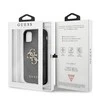 Apple iPhone 13 Pro Max 6,7″ Guess dėklas 4G Big Metal Logo GUHCP13X4GMGGR pilkas