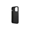 Apple iPhone 13 Pro Max Guess dėklas Saffianotriangle Logo (GUHCP13XPSATLG) sidabrinės spalvos