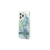 Apple iPhone 13 Pro Max Guess dėklas Flower Liquid Glitter (GUHCP13XLFLSN) žalios spalvos