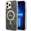 Apple iPhone 13 Pro Max Guess dėklas 4G MagSafe (GUHMP13XH4STK) juodos spalvos