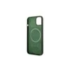 Apple iPhone 13 Pro Max Guess Dėklas silikoninis Logo Plate MagSafe (GUHMP13XSPLA) žalios spalvos
