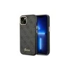 Guess GUHCP14SHG4SHK Apple iPhone 14 / 15 / 136.1" juodos spalvos hard dėklas 4G Vintage Gold Logo