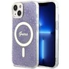 GUESS GUHMP14SH4STU IPHONE 14/15/13 6.1" VIOLETINIS / VIOLETINIS KIETAS DĖKLAS 4G MAGSAFE