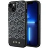 Guess telefono dėklas iPhone 14 6,1 GUHMP14SHGCFSEK juodas hard telefono dėklas GCube Stripes MagSafe