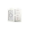 Dėklas GUESS GUHMP14SHSHTMS IPHONE 14/15/13 6.1 "Sidabrinis / Sidabrinis HARD CASE METAL OUTLINE MAGSAFE