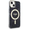 Apple iPhone 14 Guess dėklas Marble MagSafe (GUHMP14SPCUMAK) juodos spalvos