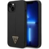 Guess dėklas, skirtas iPhone 14 Plus 6,7 GUHCP14MSLTGK juodas kietas silikono linija - trikampis