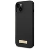 Dėklas GUESS GUHMP14MSBPLK IPHONE 14 PLUS / 15 PLUS 6.7 "Juodas / Juodas HARD CASE SILICONE PLATE MAGSAFE LOGO