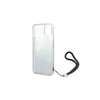 Apple iPhone 14 Plus Guess dėklas Flower Strap (GUOHCP14MHFLSB) mėlynos spalvos