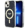 Dėklas GUESS GUHMP14MPCUMAK IPHONE 14 PLUS / 15 PLUS 6.7 "Juodas / Juodas HARDCASE MARBLE MAGSAFE