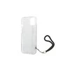 Apple iPhone 14 Plus Guess dėklas 4G Print Strap (GUOHCP14MH4STW) rudos spalvos