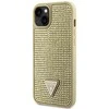 Apple iPhone 14 Plus Guess dėklas Rhinestone Triangle (GUHCP14MHDGTPD) aukso spalvos