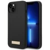 Dėklas GUESS GUHMP14MSBPLK IPHONE 14 PLUS / 15 PLUS 6.7 "Juodas / Juodas HARD CASE SILICONE PLATE MAGSAFE LOGO