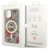 Dėklas GUESS GUHMP14MHCFWSA IPHONE 14 PLUS / 15 PLUS 6.7 "Žalias / KHAKI HARDCASE FLOWER MAGSAFE