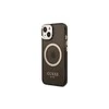 Dėklas GUESS GUHMP14MHTCMK IPHONE 14 PLUS / 15 PLUS 6.7 "Juodas / Juodas HARD CASE GOLD OUTLINE TRANSLUENT MAGSAFE