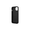 Apple iPhone 14 plus Guess dėklas Saffianotriangle Logo (GUHCP14MPSATLG) sidabrinės spalvos