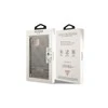 Apple iPhone 14 Plus Guess dėklas 4G Print Strap (GUOHCP14MH4STW) rudos spalvos