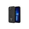 Dėklas GUESS GUHCP14MPSATLK IPHONE 14 PLUS / 15 PLUS 6.7 "Juodas / Juodas HARDCASE SAFFIANOTRIANGLE LOGO