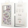 Dėklas GUESS GUHMP14MHCFWST IPHONE 14 PLUS / 15 PLUS 6.7 "TRANSPARENT HARDCASE FLOWER MAGSAFE
