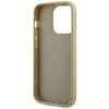 Apple iPhone 14 Pro Guess dėklas Rhinestone Triangle (GUHCP14LHDGTPD) aukso spalvos