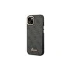 „Guess 4G Vintage Gold Logo“ dėklas, skirtas „iPhone 14 Pro“ - juodas