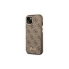 Apple iPhone 14 Pro Guess Dėklas 4G Vintage Gold Logo (GUHCP14LHG4SHW) rudos spalvos