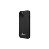 Karl Lagerfeld Guess dėklas, skirtas iPhone 14 Pro 6,1 GUHCP14LSLSMK juodos spalvos hard dėklas, skirtas Silicone Vintage Gold Logo