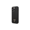 Guess GUHCP14LSLTGK Apple iPhone 14 Pro6,1" dėklas telefonui juodos spalvos hardcase Silicone Triangle
