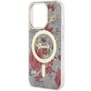 Apple iPhone 14 Pro Guess dėklas Flower MagSafe (GUHMP14LHCFWSA) žalios spalvos