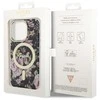 Apple iPhone 14 Pro Guess dėklas Flower MagSafe (GUHMP14LHCFWSK) juodos spalvos