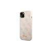 Apple iPhone 14 Pro Max Guess Dėklas 4G Vintage Gold Logo (GUHCP14XHG4SHP) rožinės spalvos