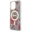 Apple iPhone 14 Pro Max Guess dėklas Flower MagSafe (GUHMP14XHCFWSA) žalios spalvos