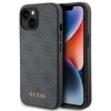 Dėklas GUESS GUHCP15SG4GFGR IPHONE 15/14/13 6.1 "GRAY / GRAY HARD CASE 4G METAL GOLD LOGO