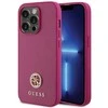Dėklas GUESS GUHCP15LPS4DGPPP IPHONE 15 PRO 6.1 "Rožinis/Rožinis HARDCASE STRASS METAL LOGO