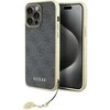 Guess GUHCP15XGF4GGR iPhone 15 Pro Max 6.7" pilka/pilkas kietas dėklas 4G Charms Collection