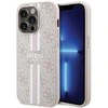 Guess GUHMP15LP4RPSP Apple iPhone 15 Pro 6.1″ rožinės spalvos kietas dėklas 4G Printed Stripes MagSafe
