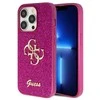 Dėklas GUESS GUHCP15LHG4SGU IPHONE 15 PRO 6.1 "PURPLE/PURPLE HARDCASE GLITTER SCRIPT BIG 4G