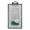 Apple iPhone 6 / 6S / 7 / 8 / SE 2020 / 2022 Guess Hard dėklas Liquid Glitter Party (GUHCP7GLUQBL) mėlynos spalvos