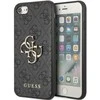 Apple iPhone SE 2022 / SE 2020 / 7 / 8 Guess dėklas 4G Big Metal Logo (GUHCI84GMGGR) pilkos spalvos