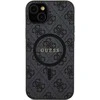 Guess 4G Collection Leather Metal Logo MagSafe – dėklas skirtas Samsung Galaxy S24 juodas