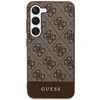 Samsung Galaxy S24 Plus Guess dėklas 4G Stripe Collection (GUHCS24MG4GLBR) rudos spalvos