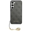 Samsung Galaxy S24 Plus Guess Dėklas 4G Charms Collection (GUHCS24MGF4GGR) juodos spalvos