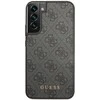 Samsung Galaxy S23 Guess dėklas 4G Metal Gold Logo (GUHCS23SG4GFGR) pilkos spalvos