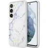Samsung Galaxy S23 Guess dėklas Marble (GUHCS23SPCUMAH) baltos spalvos